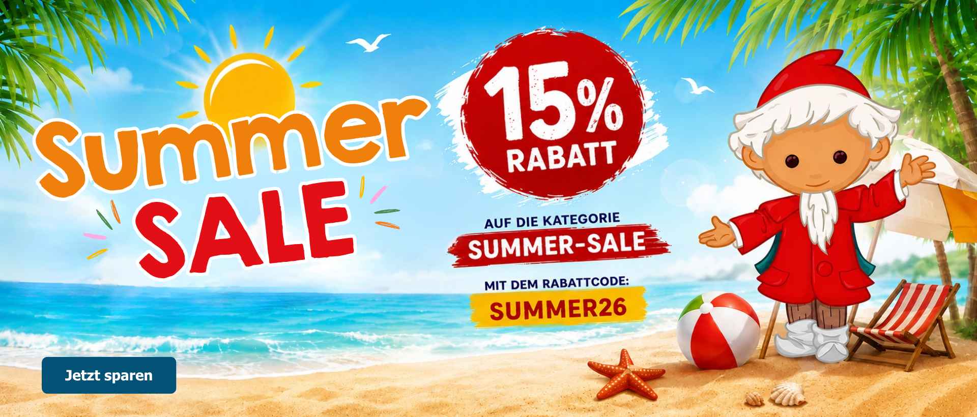 Summer Sale 2026 im Sandmann Shop