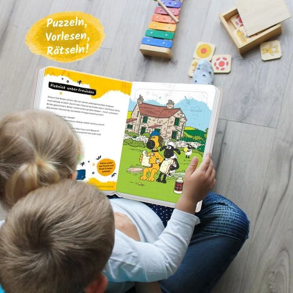 Shaun das Schaf - Puzzlebuch - Anwendungsbeispiel