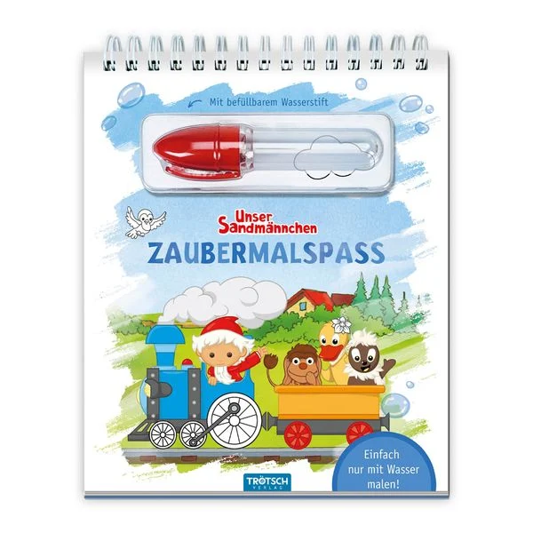 Unser Sandmännchen - Zaubermalspaß drei null null sieben zwei unser sandmaennchen zaubermalspass mit wasserstift