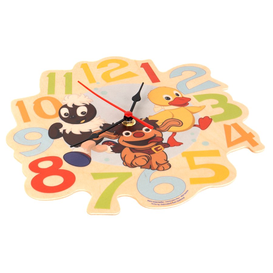 Unser Sandmännchen - Holz-Wanduhr - Freunde