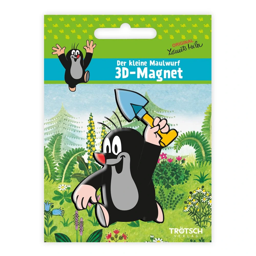 der kleine maulwurf 3D magnet schaufel verpackung