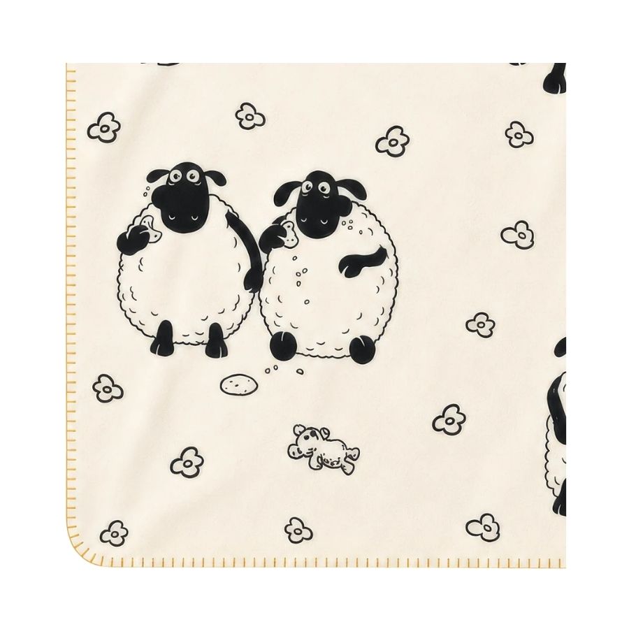 Shaun das Schaf - Kuscheldecke aus Bio-Baumwolle (150 x 200 cm)