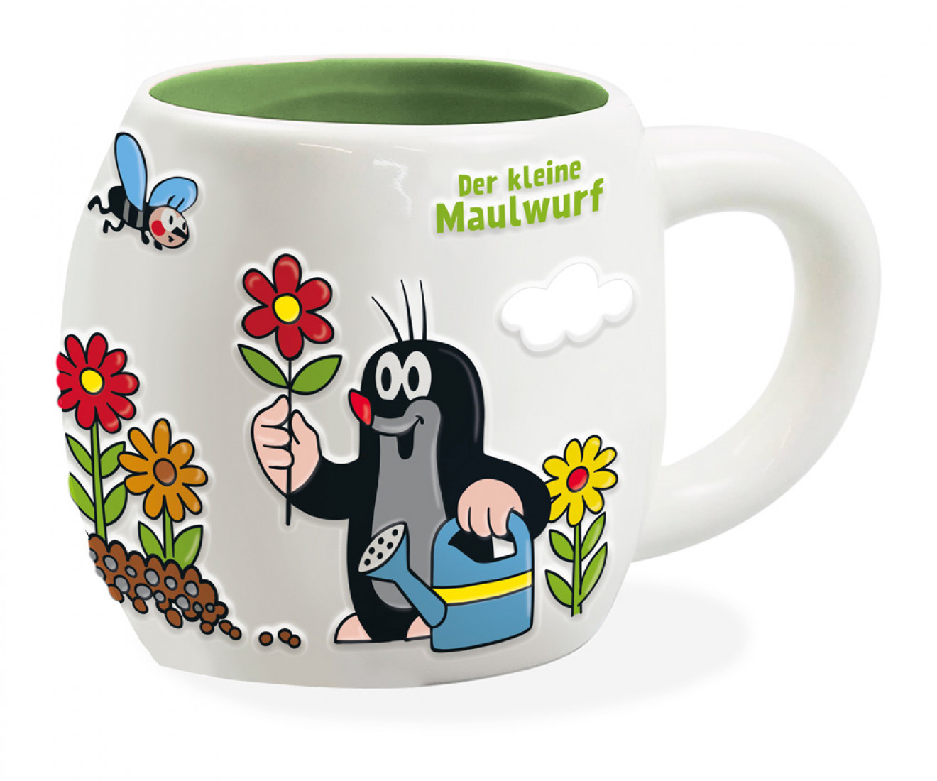 der kleine maulwurf 3D tasse garten