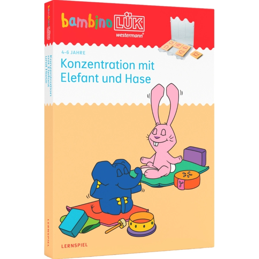 bambinoLÜK- Set - Hase & Elefant - Konzentration (ab 4 Jahre)