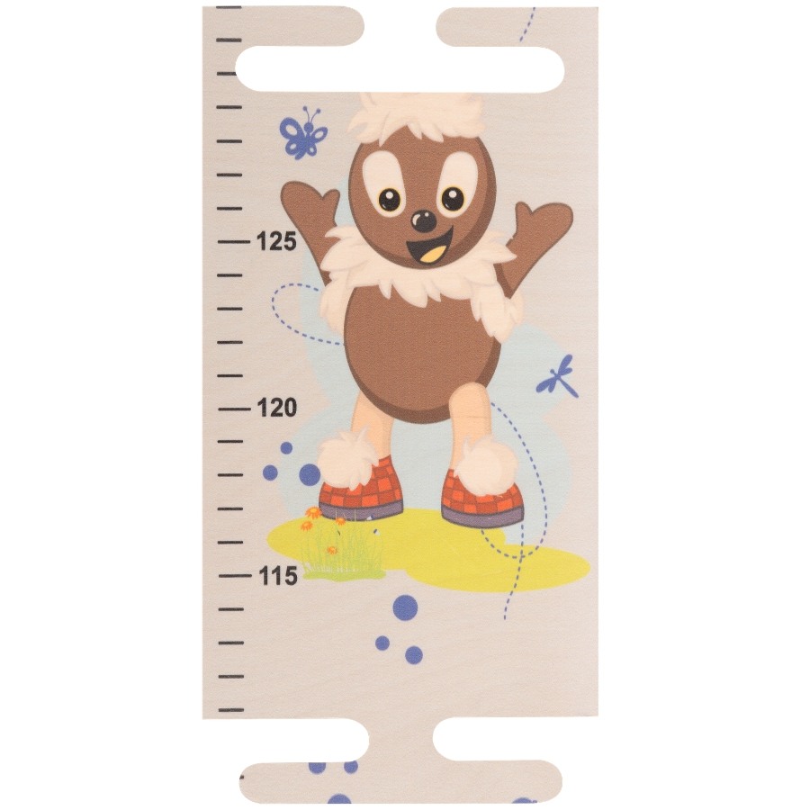 Unser Sandmännchen - Holz-Messlatte als Puzzle