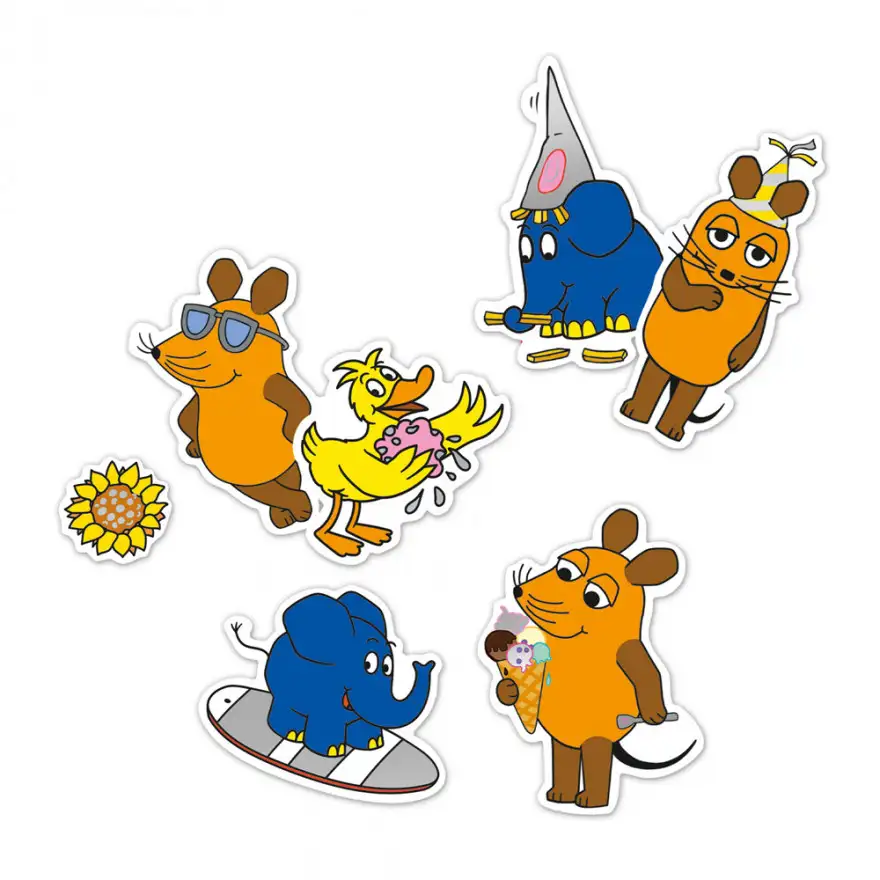 Die Maus - Soft-Sticker Die Maus Soft Sticker