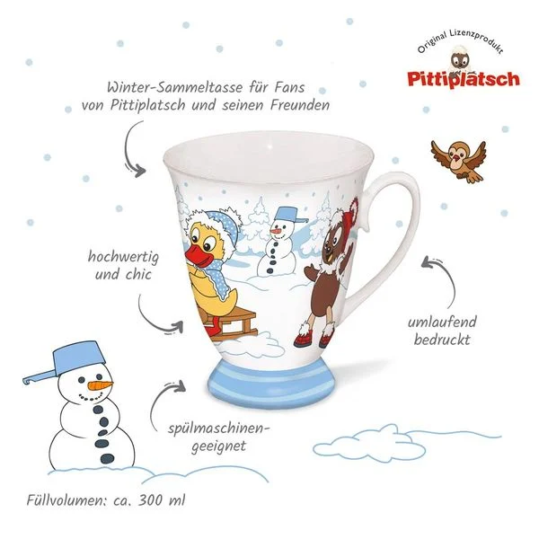 Pittiplatsch & Freunde - Sammeltasse - Winter