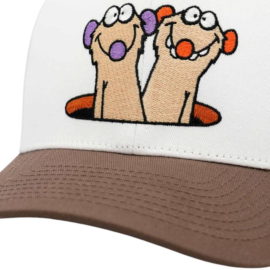 jan und henry basecap fuer erwachsene motiv erdloch motiv vorderseite