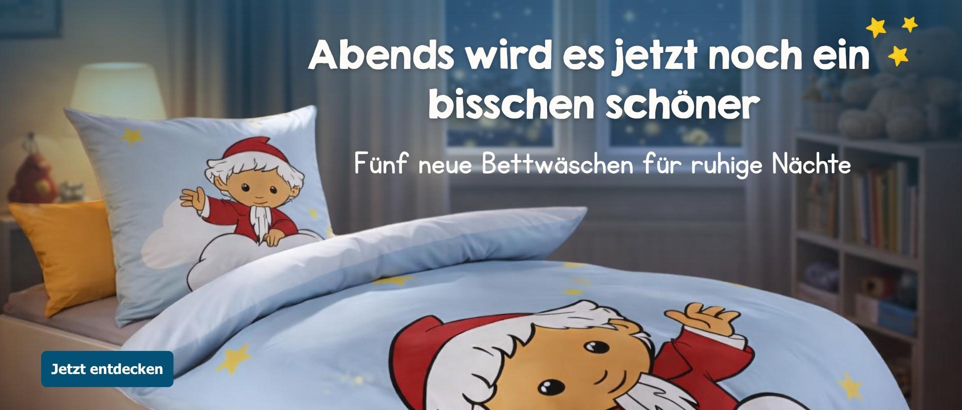 Sandmännchen Bettwäsche im Sandmann Shop