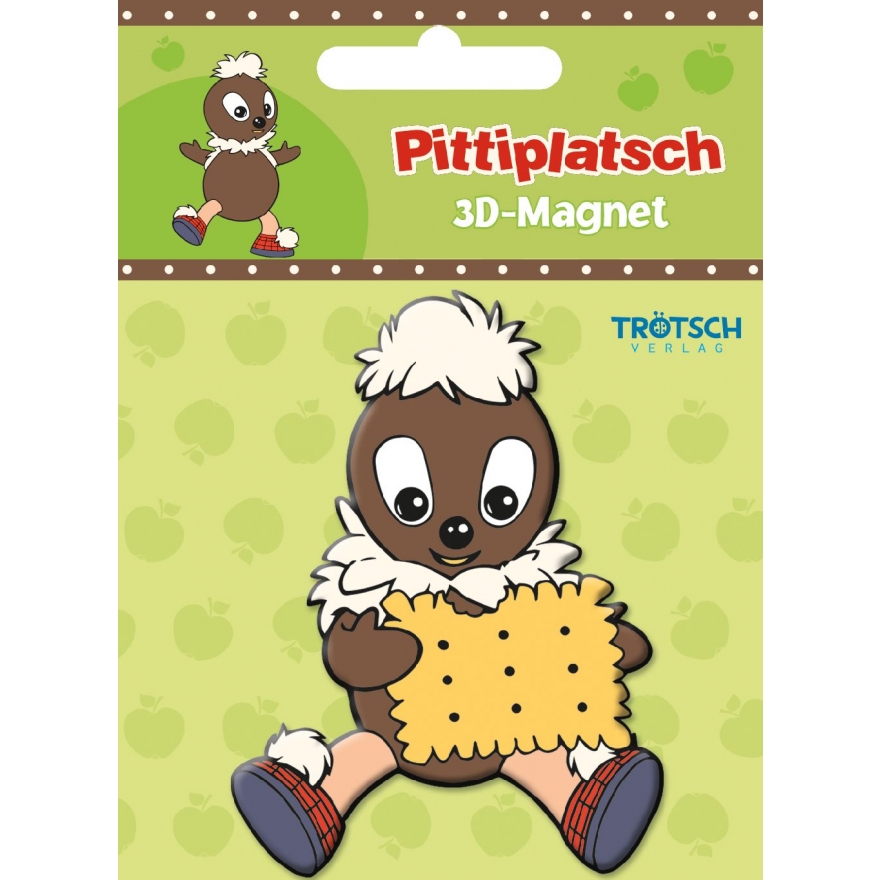 magnet-pittiplatsch Pittiplatsch mit Keks 3D Magnet