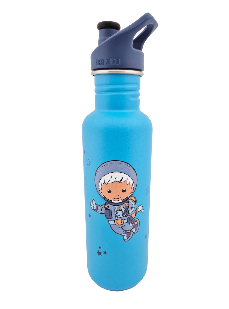 Unser Sandmännchen - Edelstahl Trinkflasche - Astronaut (800ml)