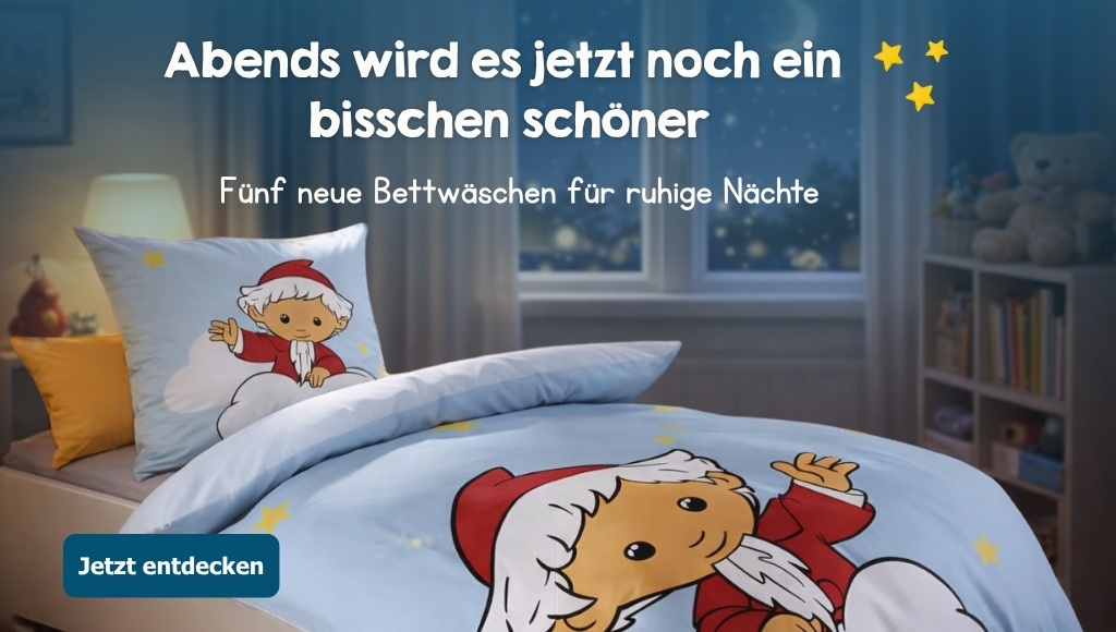 Sandmännchen Bettwäsche im Sandmann Shop