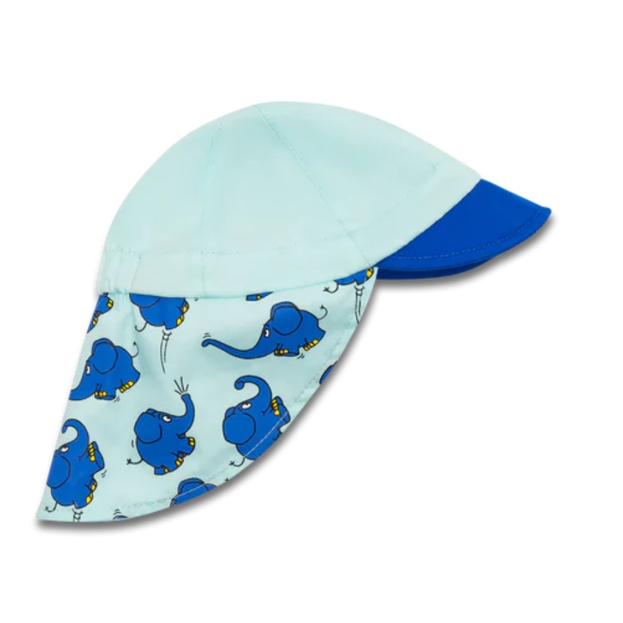 Der Elefant - Sonnenkappe mit Nackenschutz (1-3 Jahre)