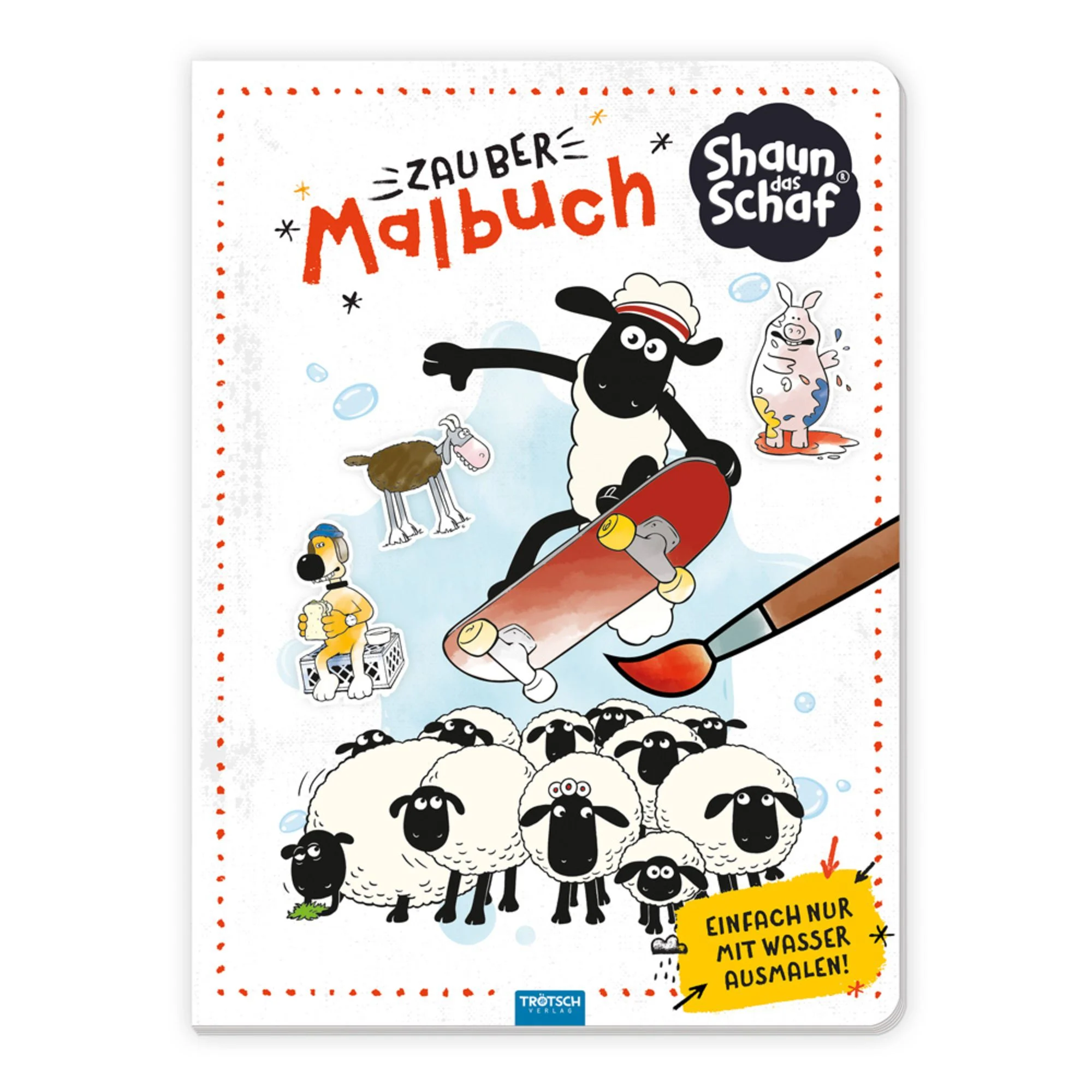 Shaun das Schaf - Zaubermalbuch Cover