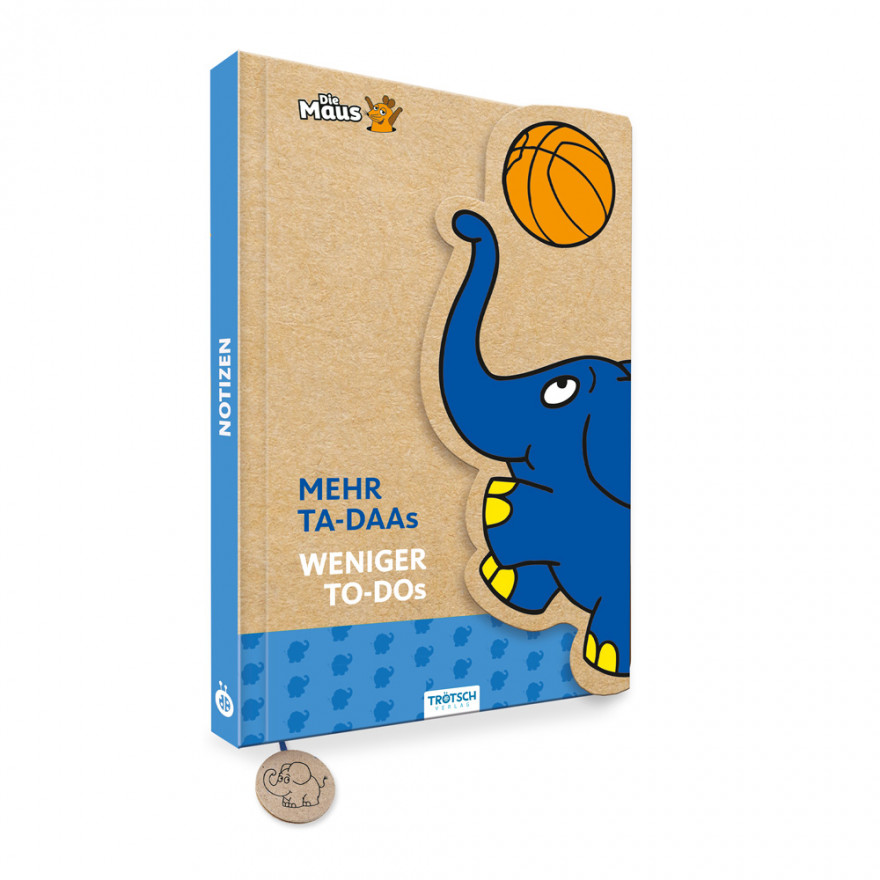 ArtikelfotoQrZYMGI5dWqTw Die Maus Notizbuch Klappe Elefant