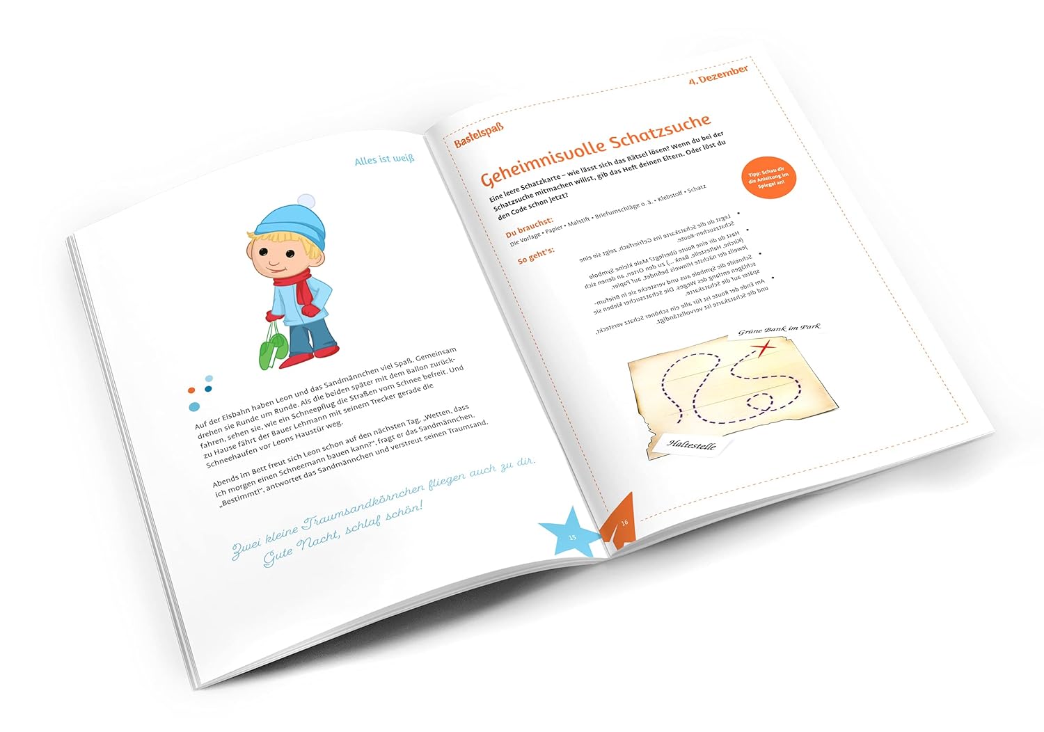 sandmaennchen bastel adventskalender bastelbuch