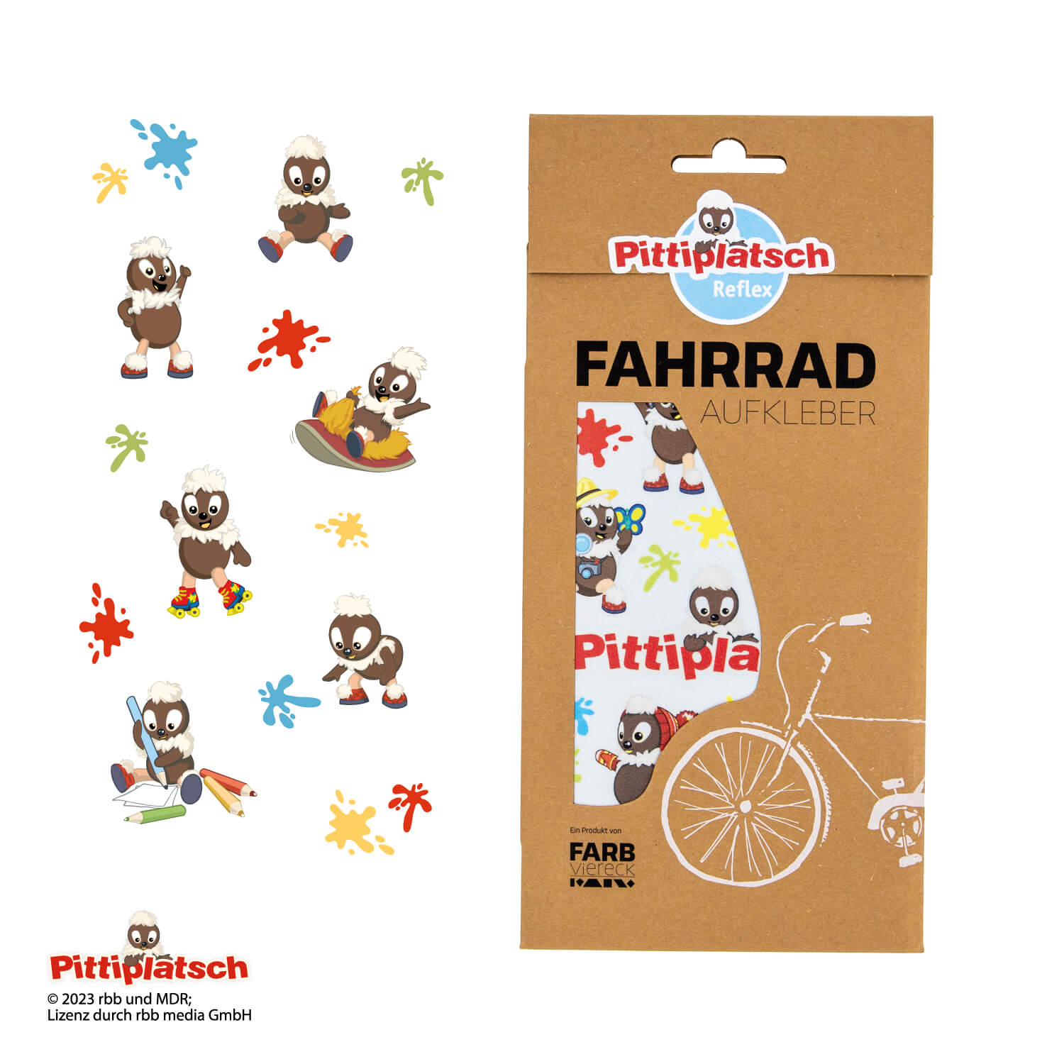 PittiplatschReflexSticker Pittiplatsch Reflex Sticker