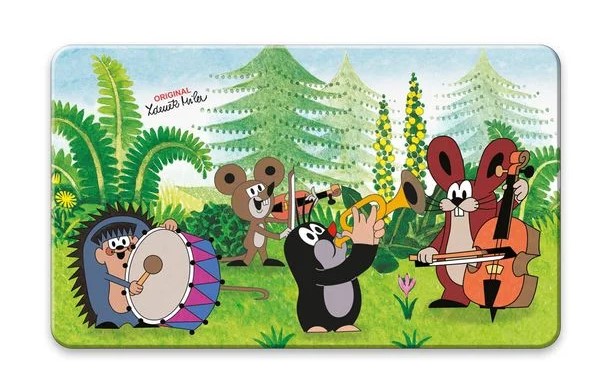 Der kleine Maulwurf - Frühstücksbrettchen - Musiker der kleine maulwurf fruehstuecksbrettchen musiker