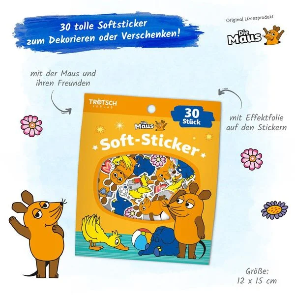 Die Maus - Soft-Sticker Die Maus Soft Sticker