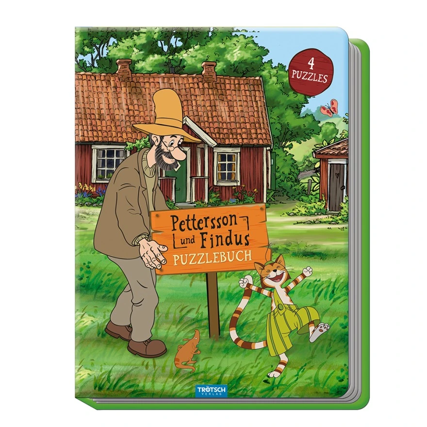 Cover Puzzlebuch Petterson und Findus von Troetsch