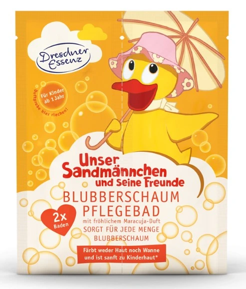 sandmaennchen badeset geschenkset dresdner essenz schnatterinchen blubberschaum