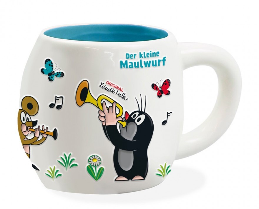 Der kleine Maulwurf - 3D Keramiktasse - Musik der kleine maulwurf musik 3D tasse