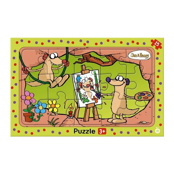 Jan & Henry - Rahmenpuzzle (15-teilig)