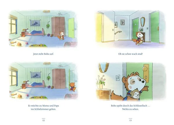Bobo Siebenschläfer, Immer fröhlich mit Bobo Siebenschläfer, Buch, Beispiel Geschichte 2