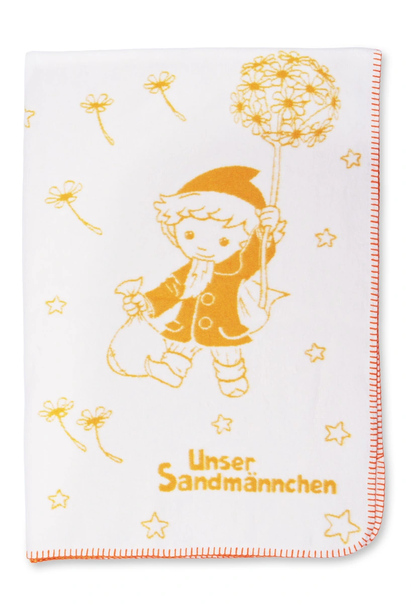 Unser Sandmännchen - Kuscheldecke (100 x 150 cm) sandmaennchen kuscheldecke kolter gesamtes motiv
