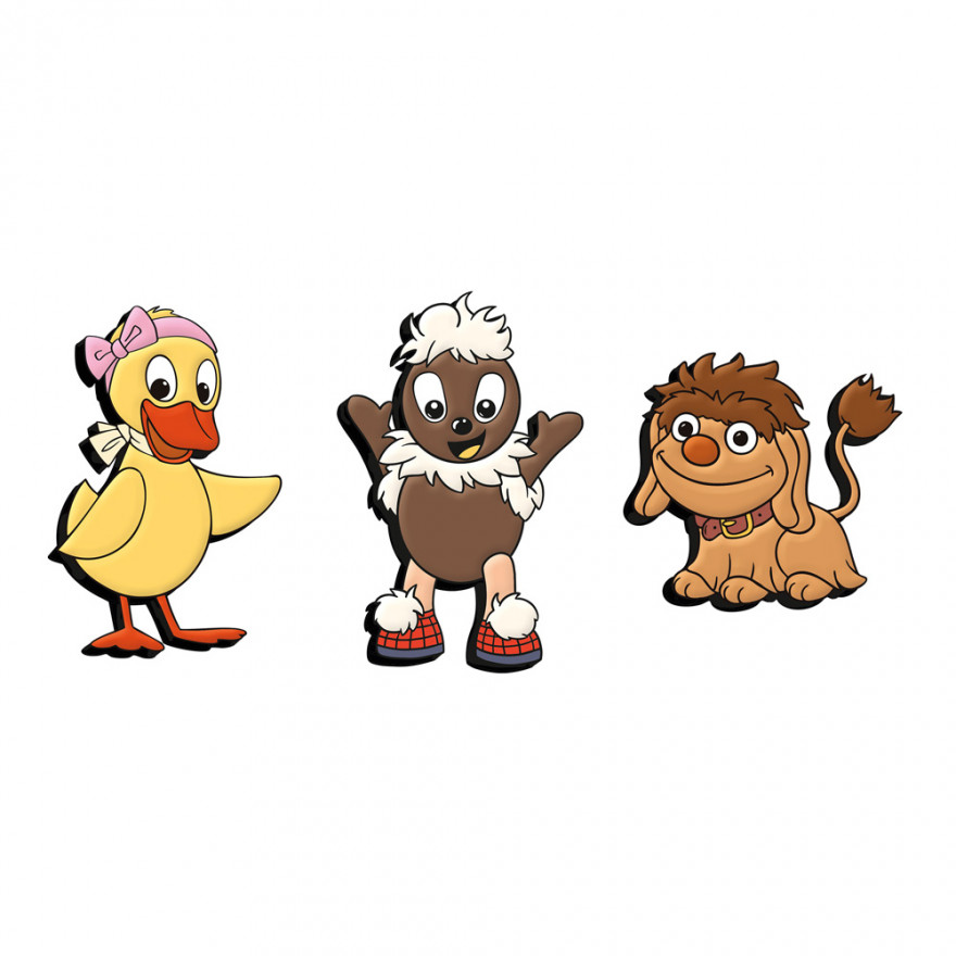 Unser Sandmännchen - 3D Magnet Set - Drei Freunde Unser Sandmännchen - 3D Magnet Set - Drei Freunde