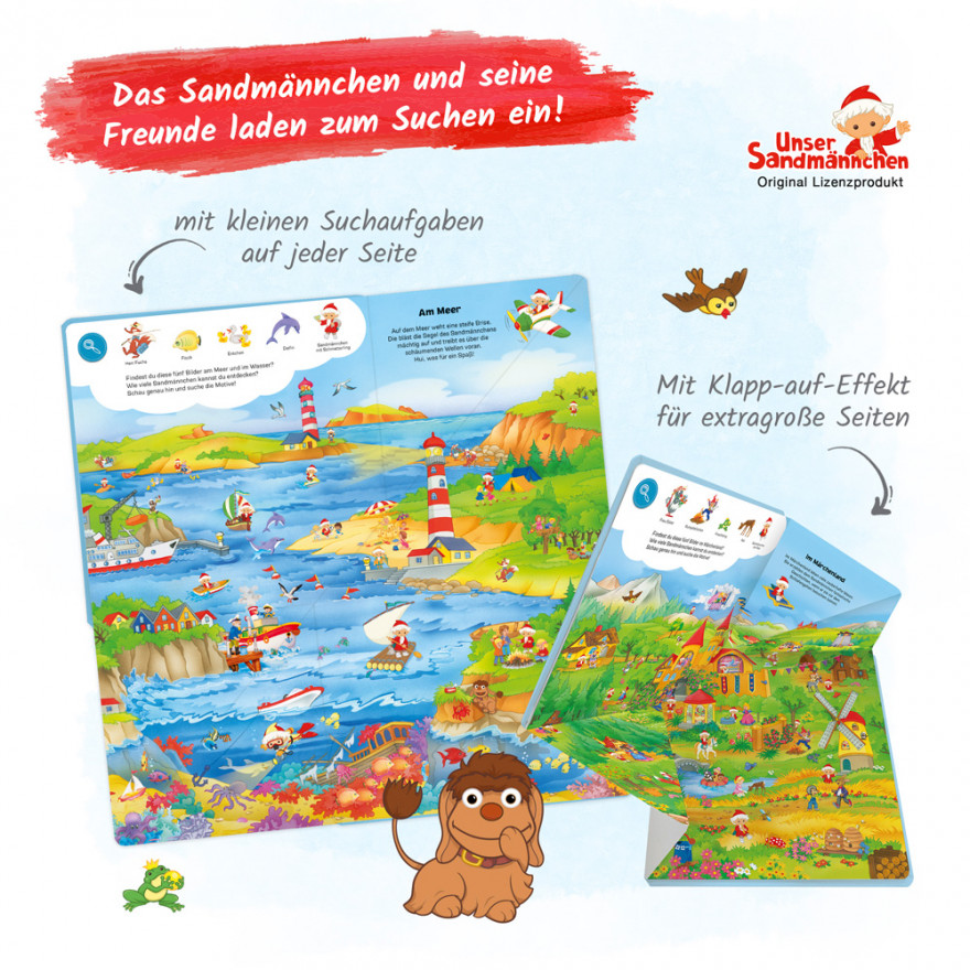 Sandmann Klapp-Auf-Wimmelbuch Übersicht 2