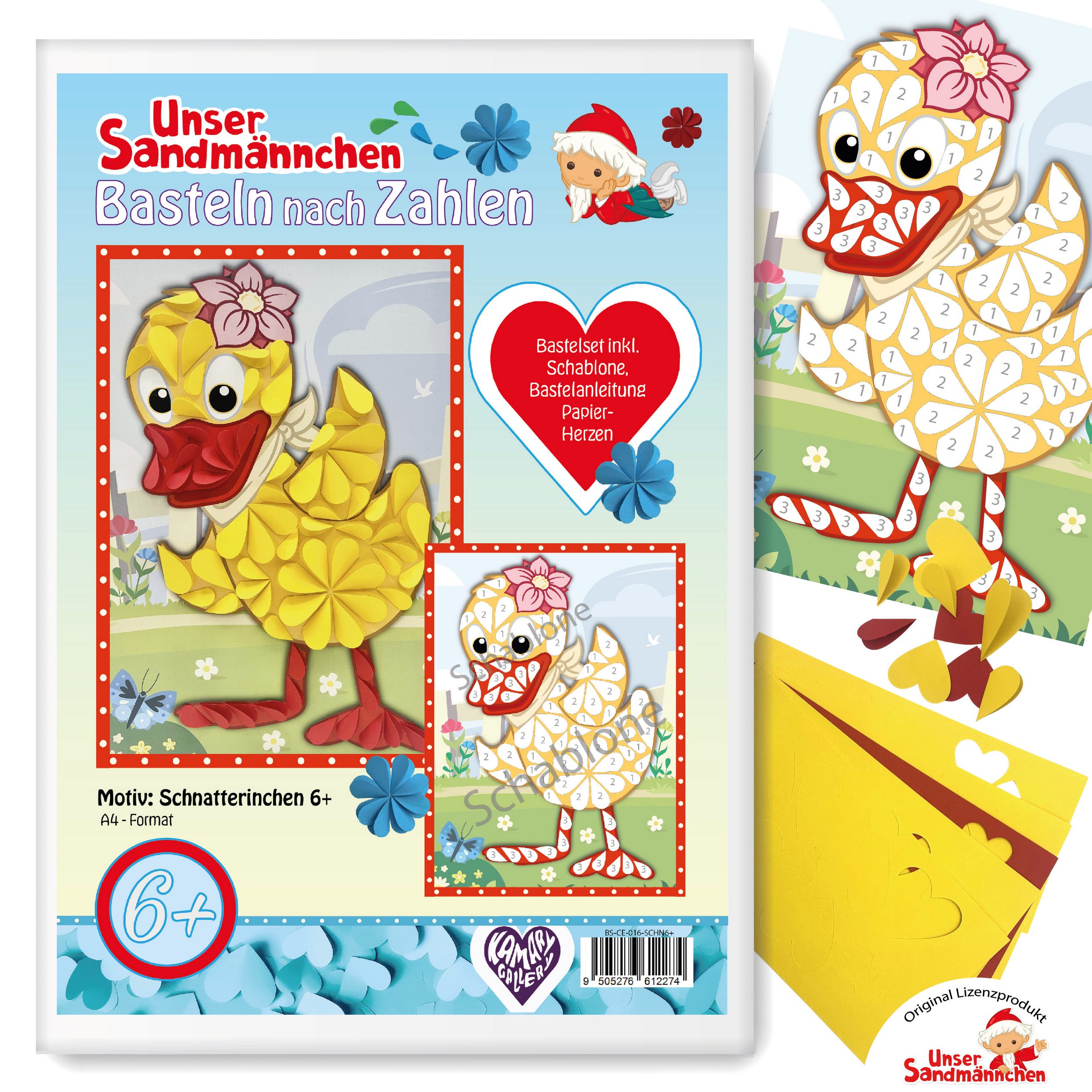 schnatterinchen bastelset motiv