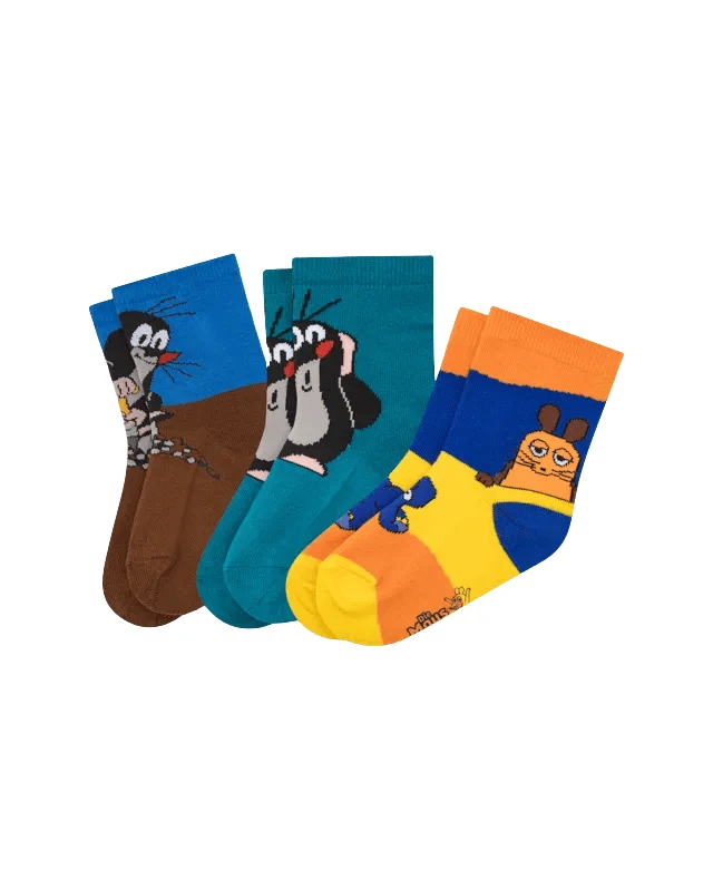 Maus Maulwurf Elefant Socken 3er Pack Bunt\r\n