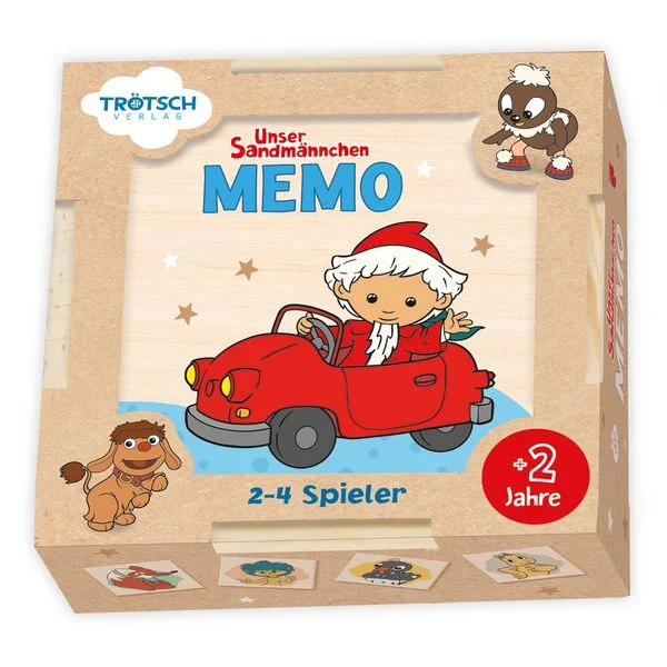 Unser Sandmännchen - Memo aus Holz