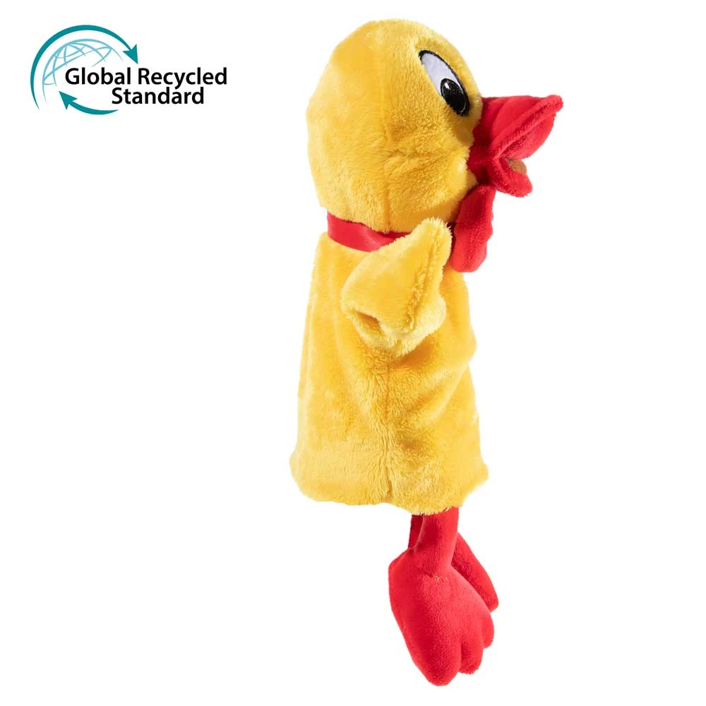 schnatterinchen eco handpuppe nachhaltig heunec seite