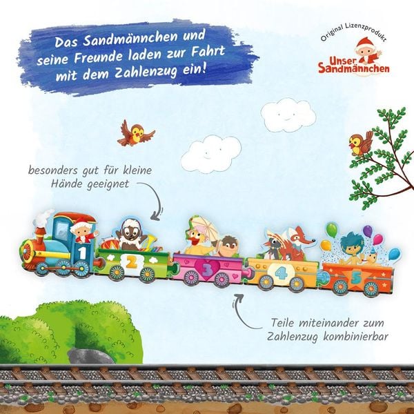 sandmaennchen puzzlebuch zahlenzug fuer kleine haende