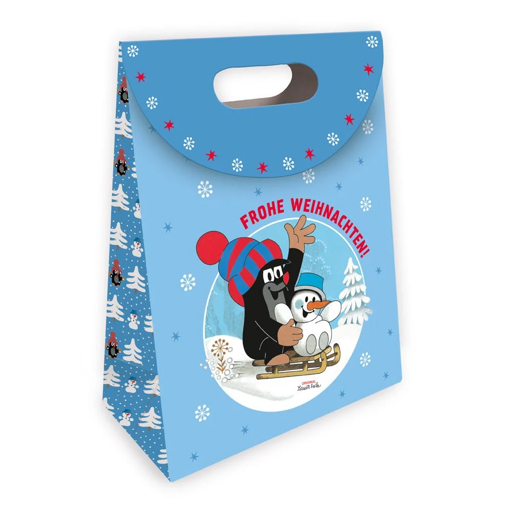 Der kleine Maulwurf - Geschenktasche mit Verschluss (19x21 cm)