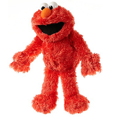 Sesamstraße - Handpuppe Elmo Elmo Handpuppe Frontansicht