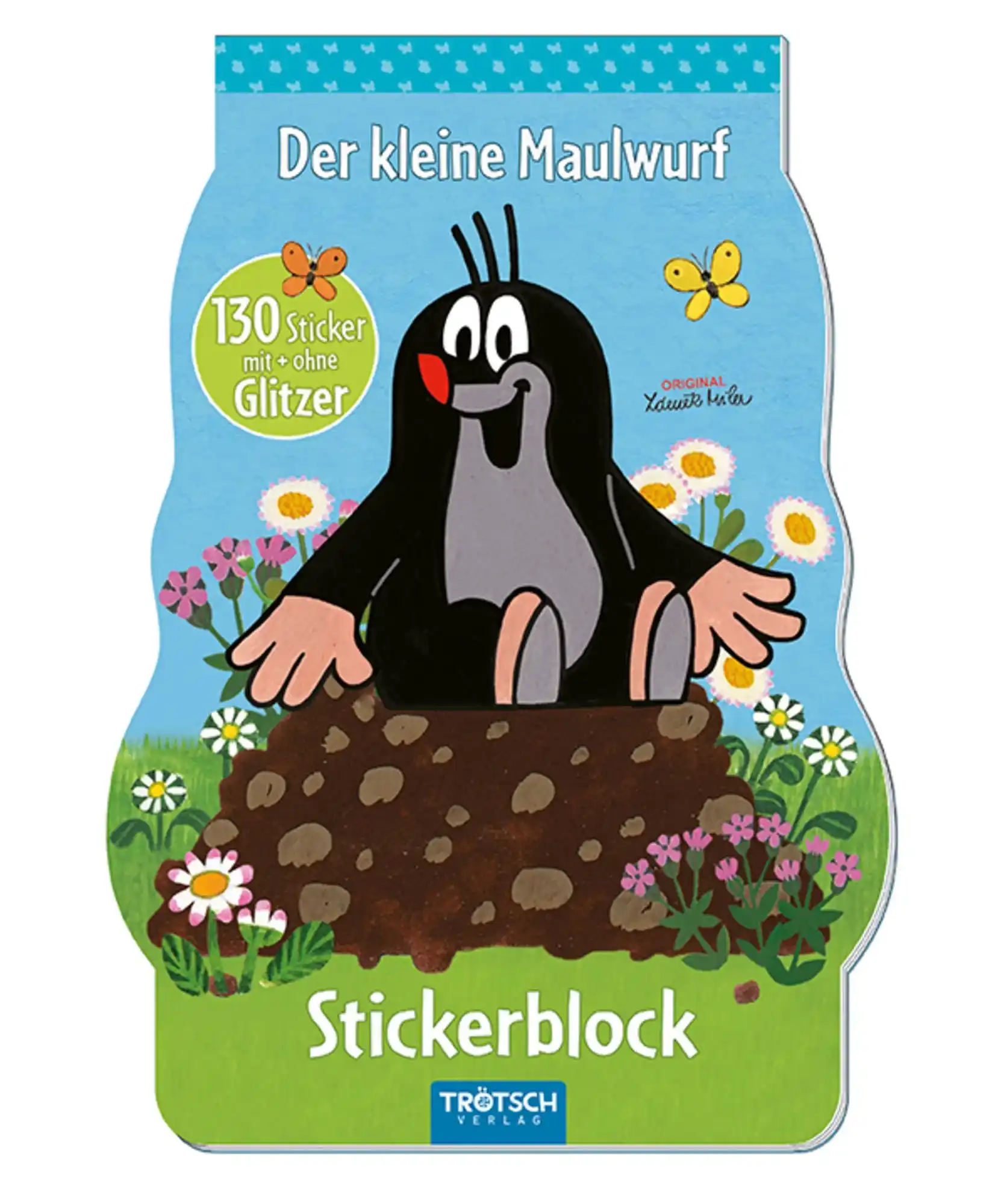 Der kleine Maulwurf - Stickerblock drei null zwei null null der kleine maulwurf stickerblock cover