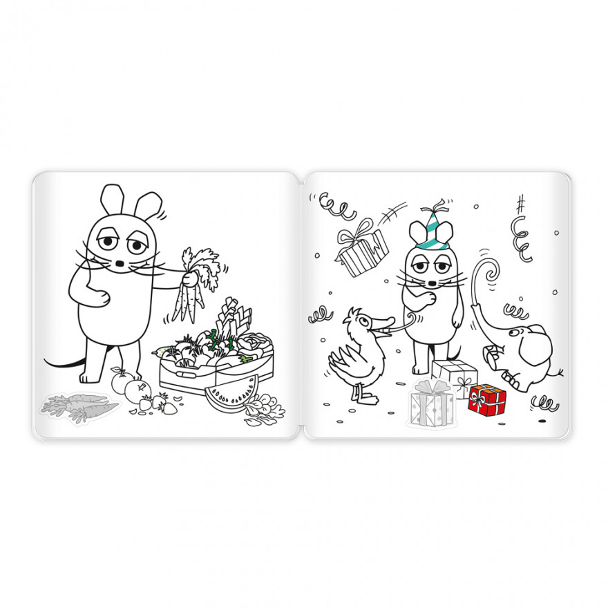 Die Maus - Sticker-Malbuch Die Maus Sticker Malbuch