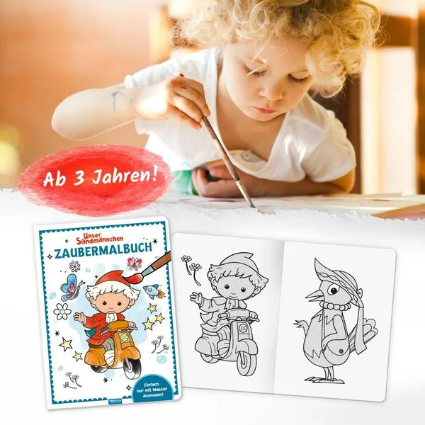 sandmaennchen zaubermalbuch ab drei jahren