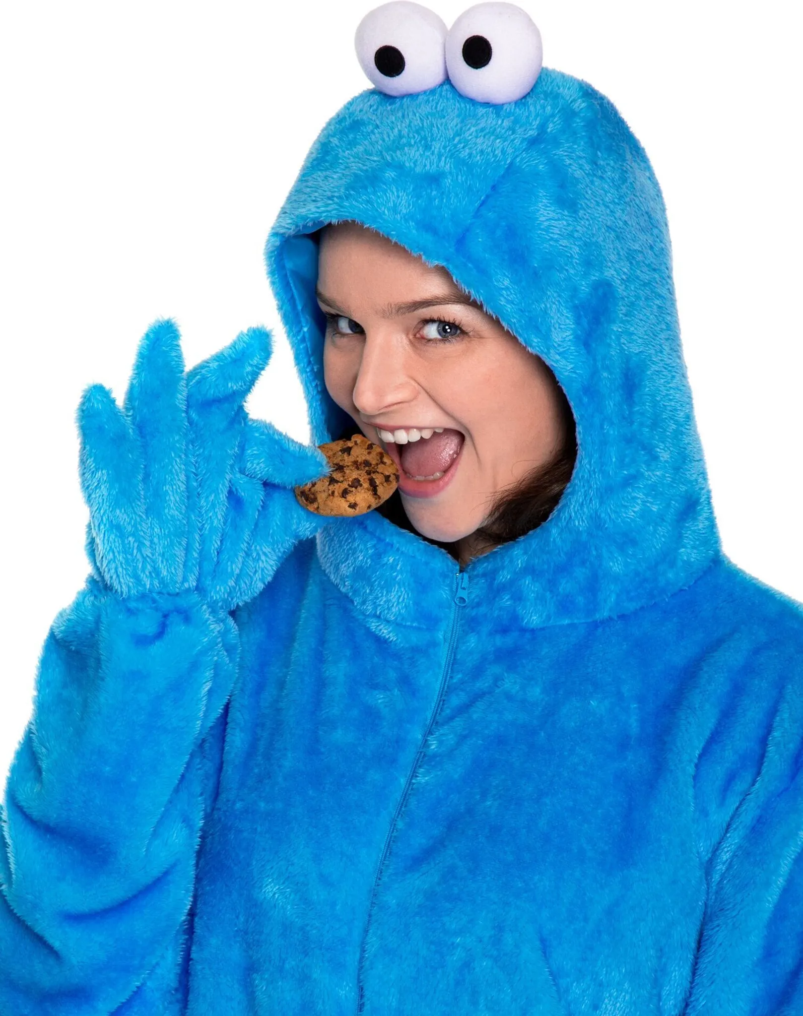 Sesamstraße - Krümelmonster - Kostüm für Erwachsene