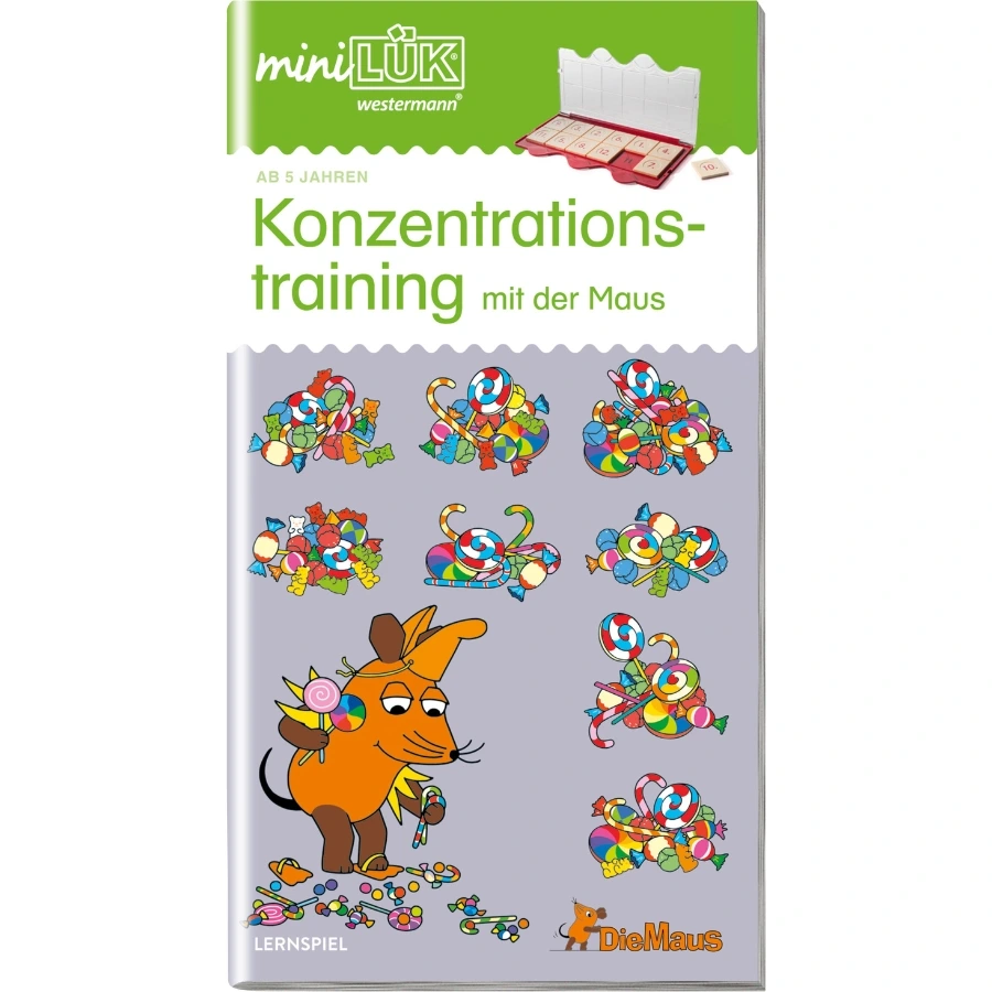miniLÜK - Die Maus - Konzentrationstraining (ab 5 Jahren)