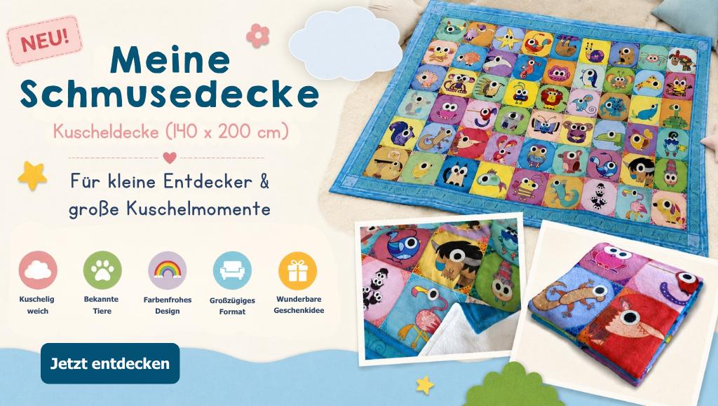 Meine Schmusedecke Kuscheldecke im Sandmann Shop