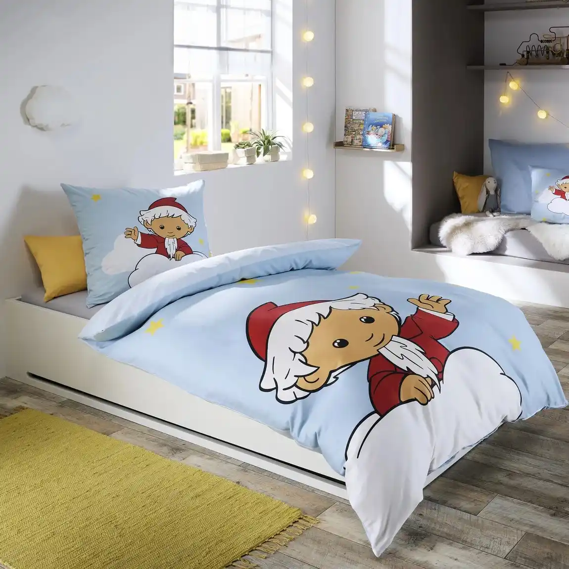 Unser Sandmännchen - Kinderbettwäsche - Sandmann auf Wolke