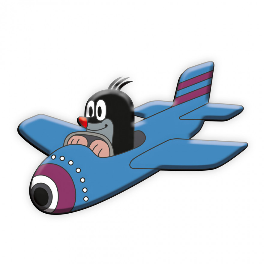 Der kleine Maulwurf - 3D Magnet - Flugzeug Der kleine Maulwurf 3D Magnet Flugzeug