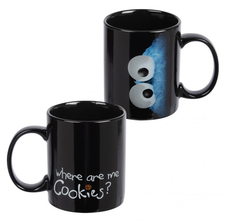 Sesamstraße - Krümelmonster - Tasse - schwarz