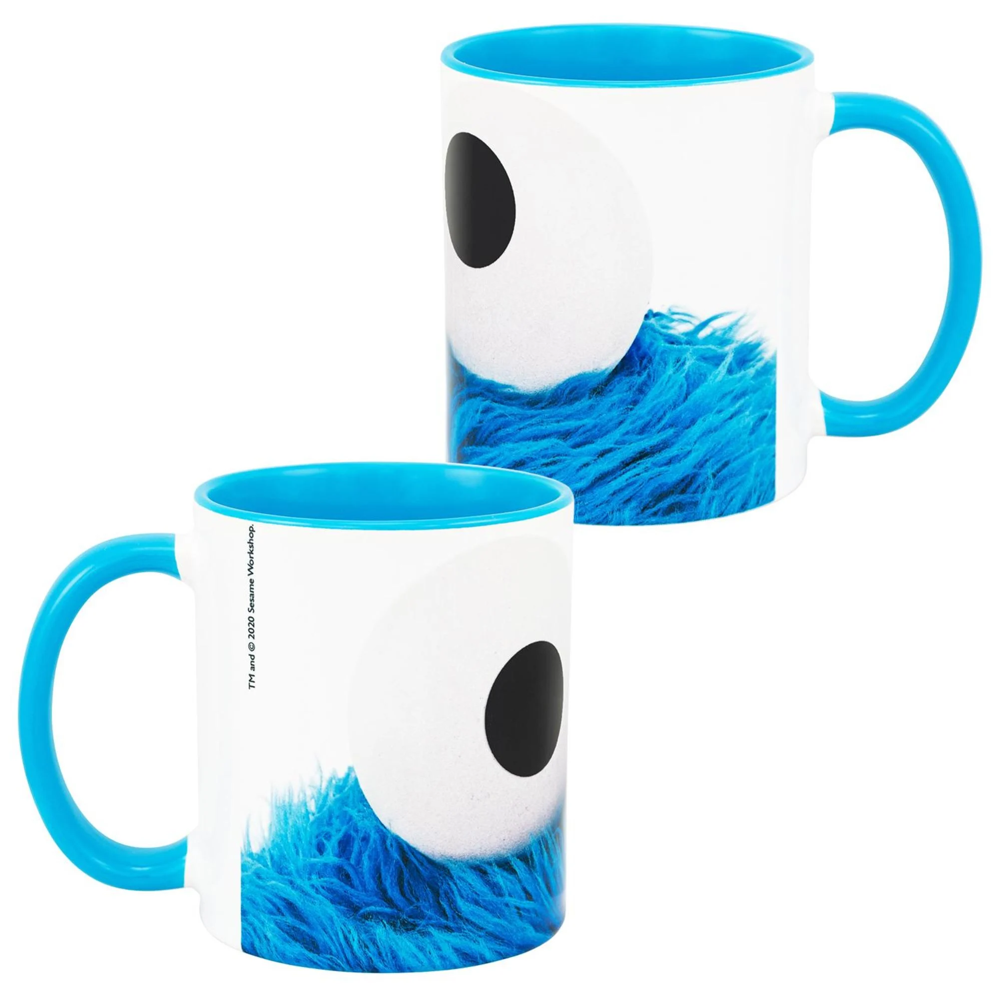 Sesamstraße Krümelmonster Tasse in weiß, motiv