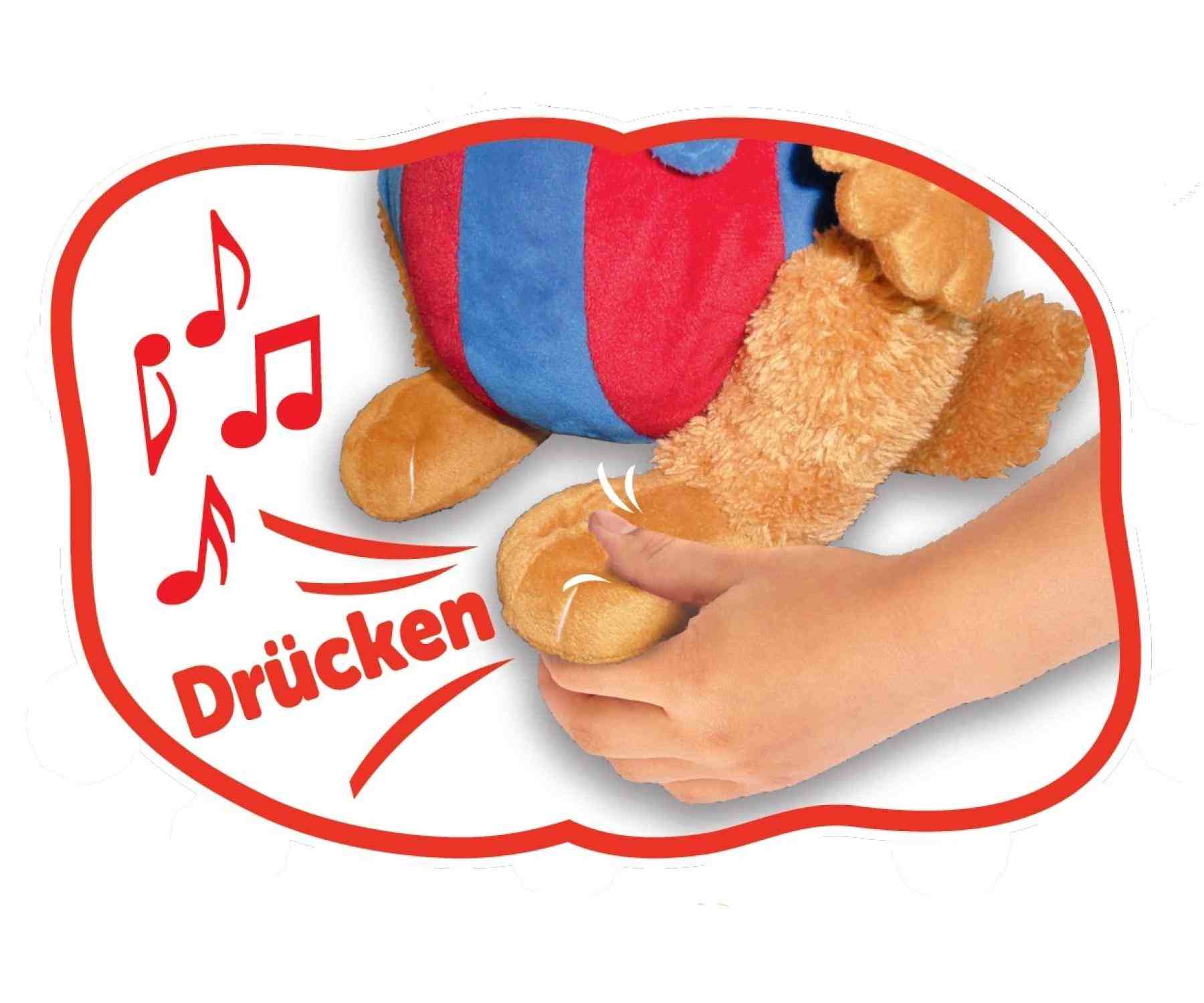 Bobo Siebenschläfer- Kuscheltier mit Sound (35 cm)