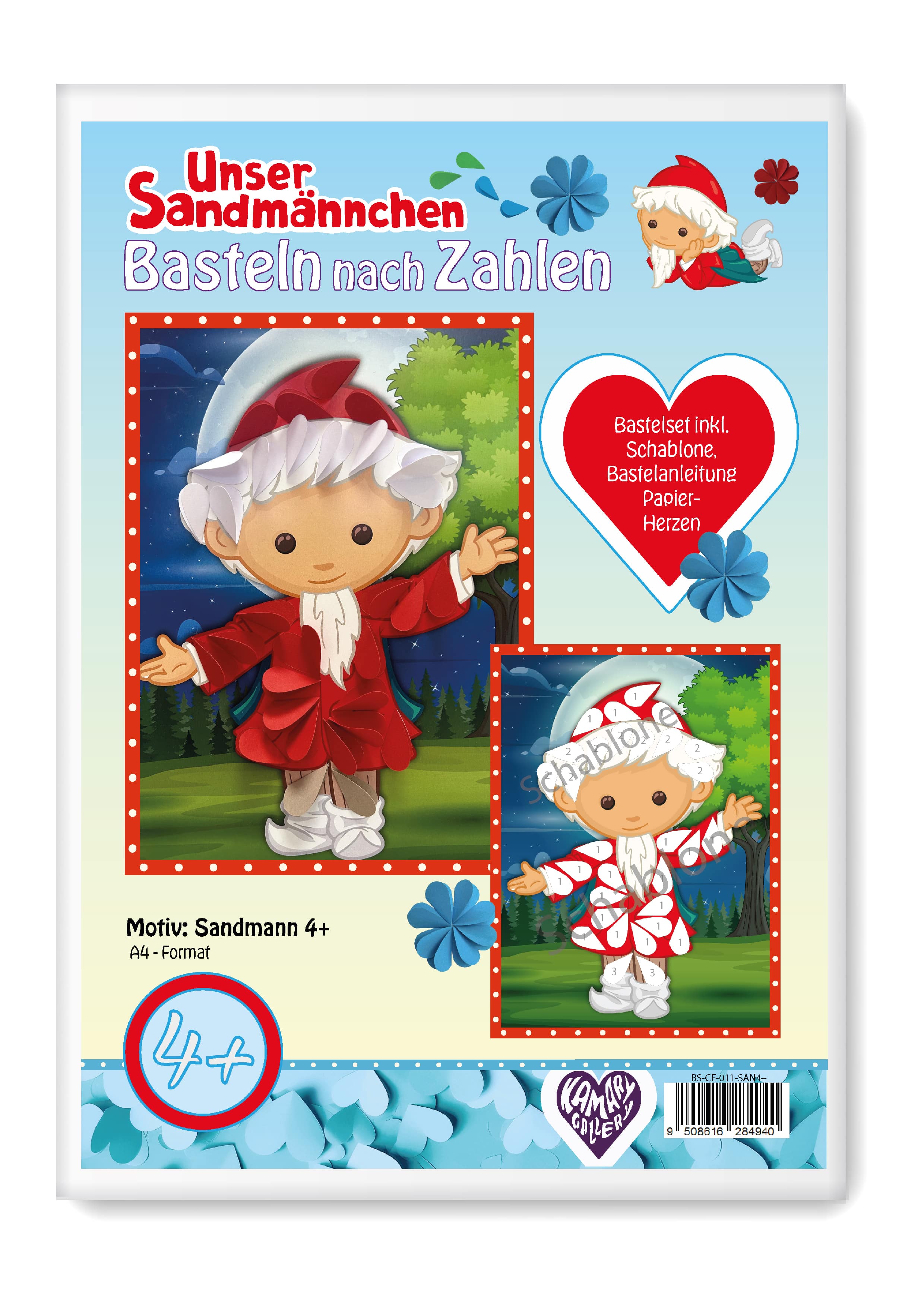 Sandmann Bastelset Zeichenflache min